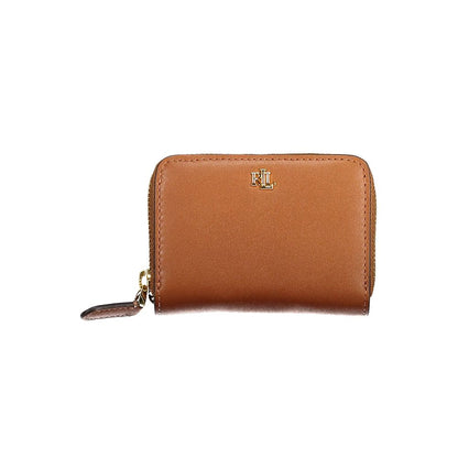 Ralph Lauren Brown Leather Wallet - Elegant and Functional