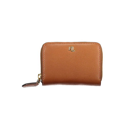 Ralph Lauren Brown Leather Wallet - Elegant and Functional