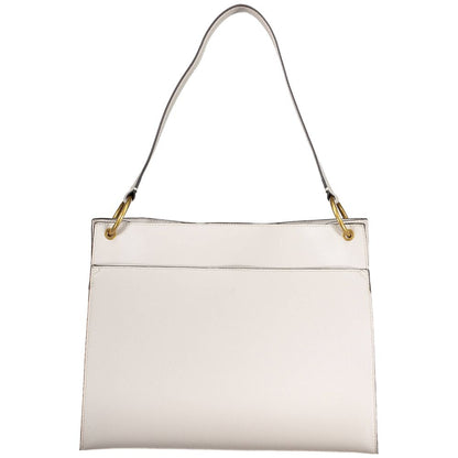 Guess Jeans Gray Shoulder Bag – Faux Leather, Organised Chic