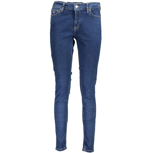 Tommy Hilfiger Blue Cotton Jeans - Nora Skinny Fit