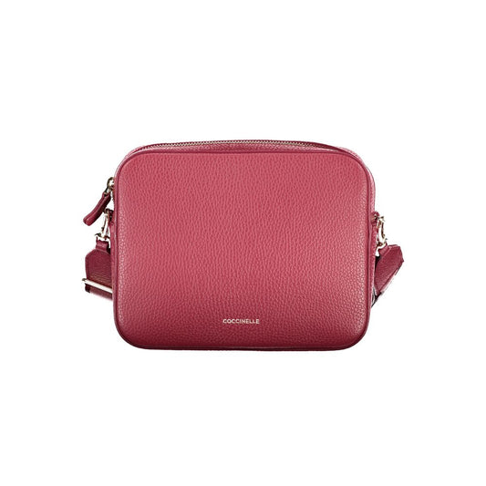 Coccinelle Red Leather Handbag – A Timeless Companion