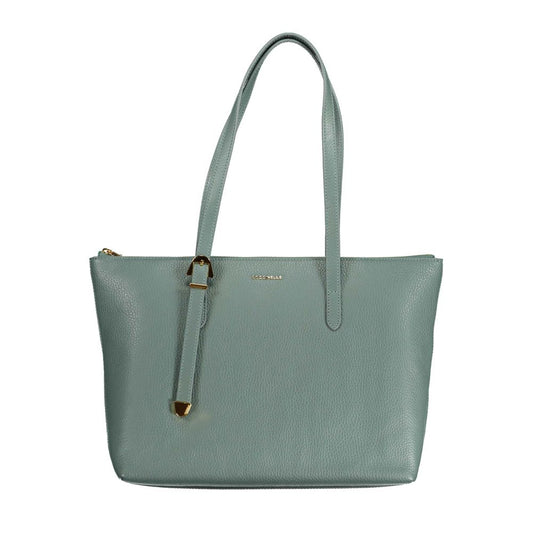 Coccinelle Green Leather Handbag: Elegance Redefined