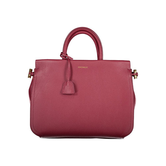Coccinelle Red Leather Handbag: Everyday Elegance Redefined