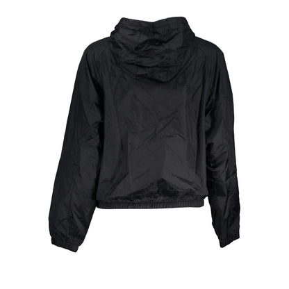Napapijri Black Waterproof Sports Jacket with Hood