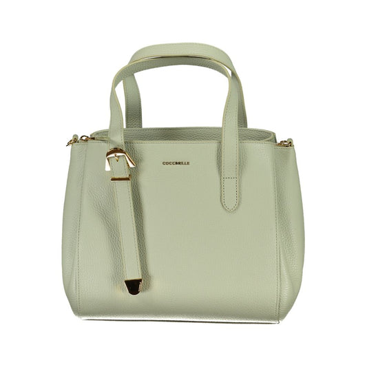 Coccinelle Green Leather Handbag: Timeless Elegance for Every Occasion