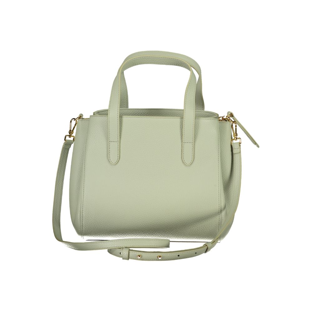 Coccinelle Green Leather Handbag: Timeless Elegance for Every Occasion