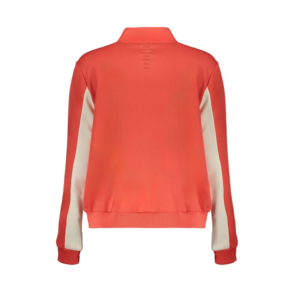 Fila Pink Polyester Sweater - Stylish Brushed Long Sleeve Sweatshirt