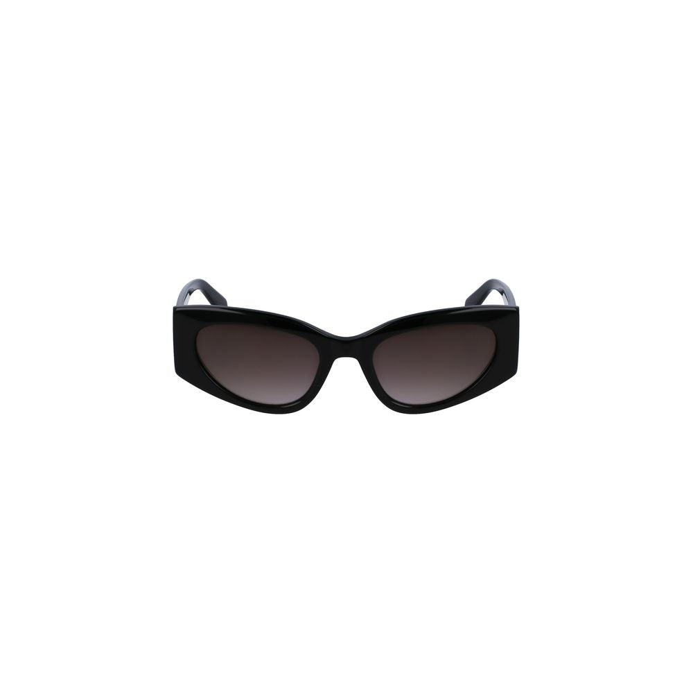 Liu Jo Black Haircalf Teardrop Women's Sunglasses with Black Lenses