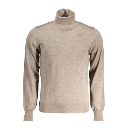 K-WAY Brown Wool Sweater - Luxurious Turtleneck Style