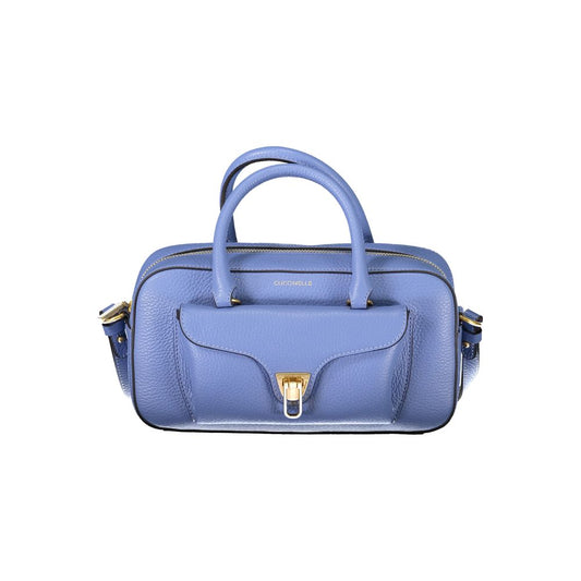 Coccinelle Light Blue Leather Handbag