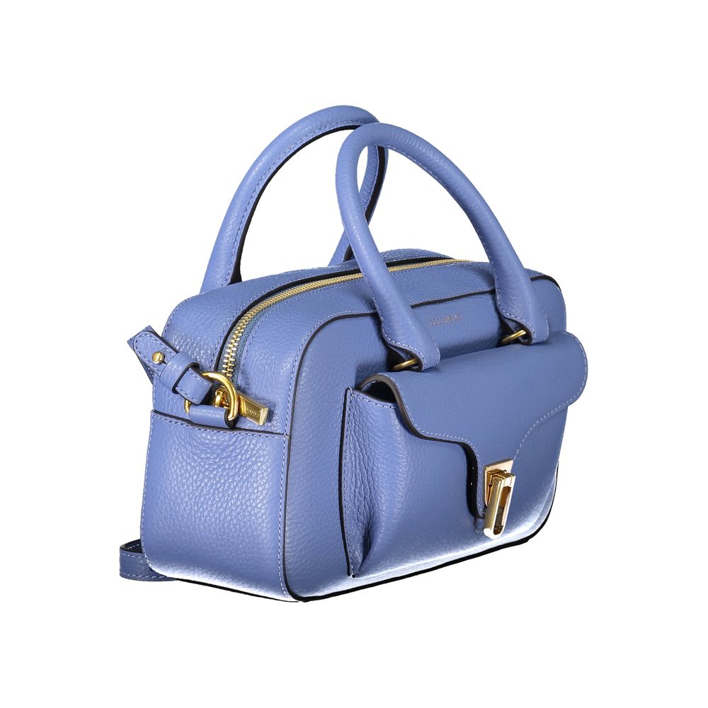 Coccinelle Light Blue Leather Handbag