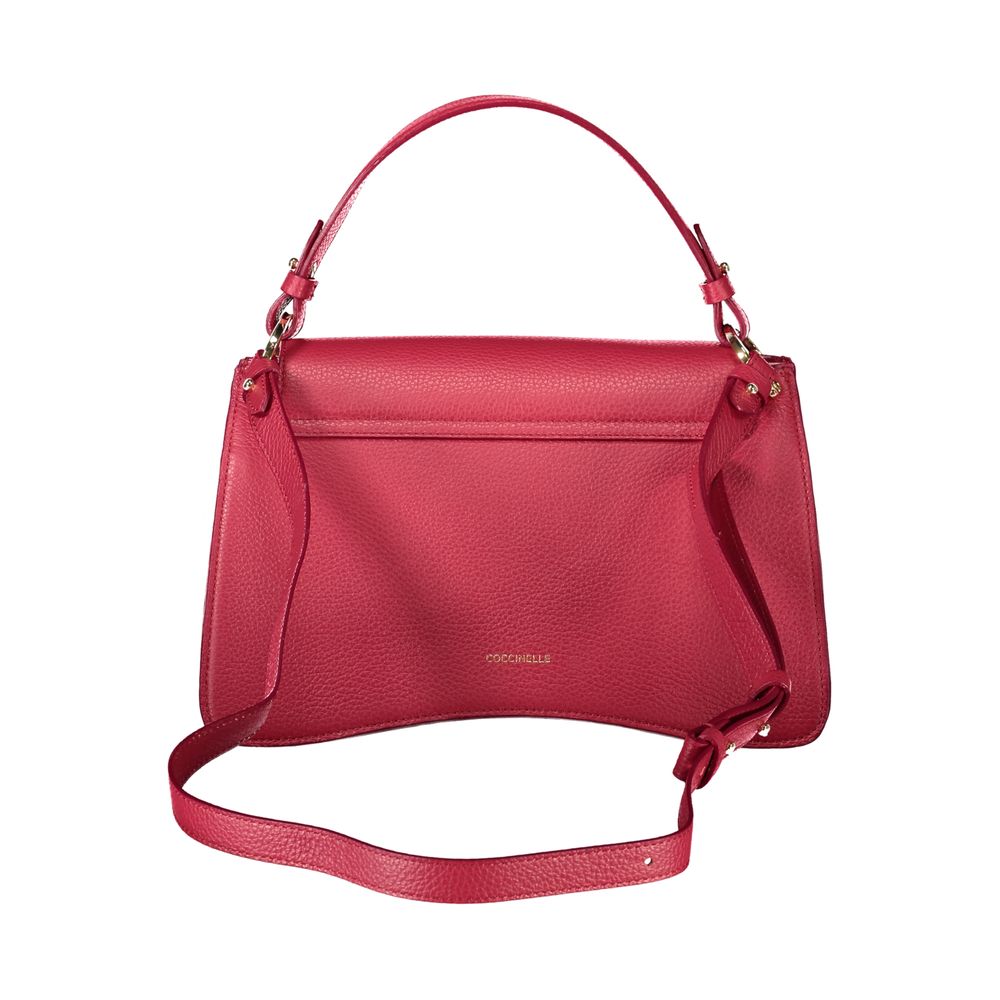 Coccinelle Red Leather Women Handbag - C-ME Bag