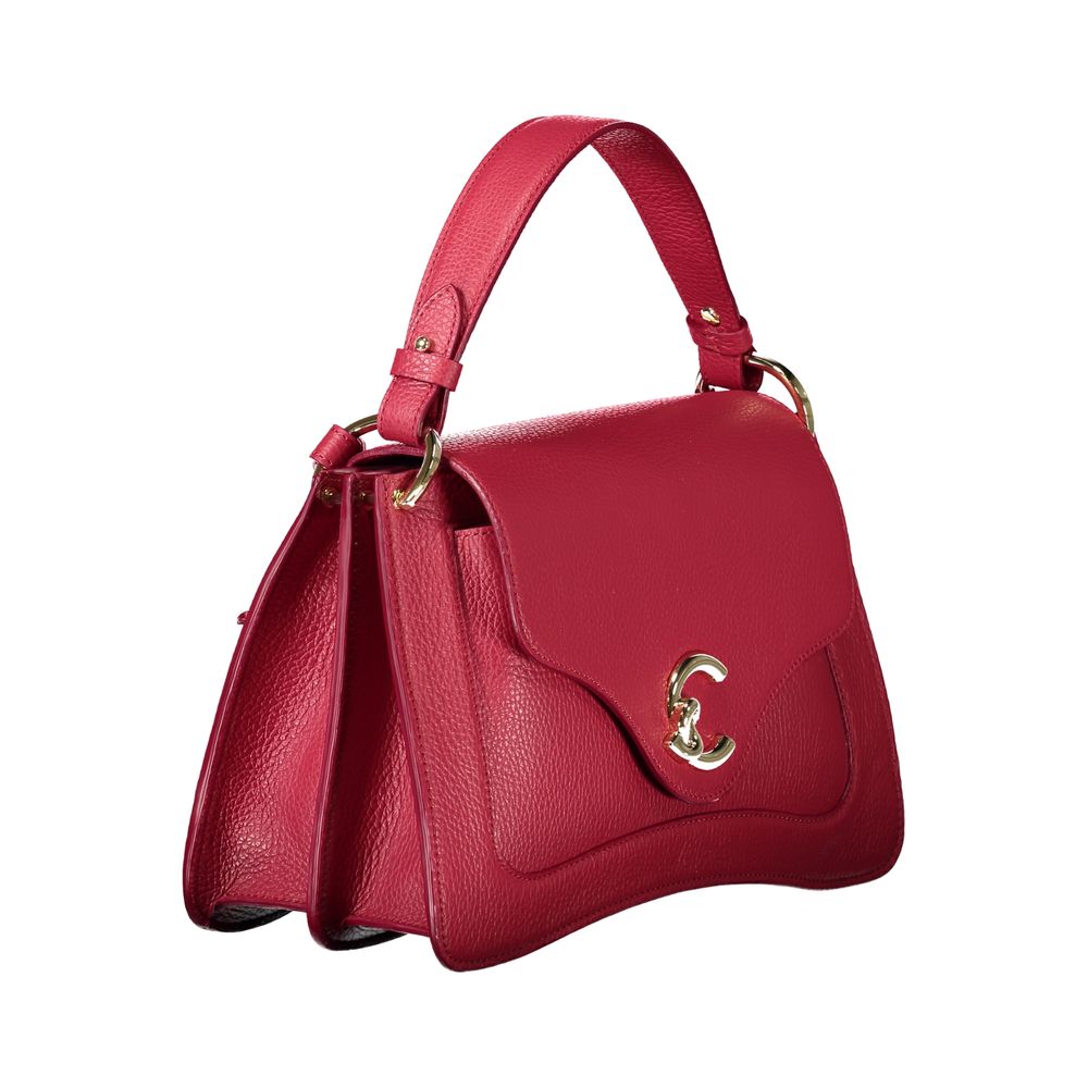 Coccinelle Red Leather Women Handbag - C-ME Bag