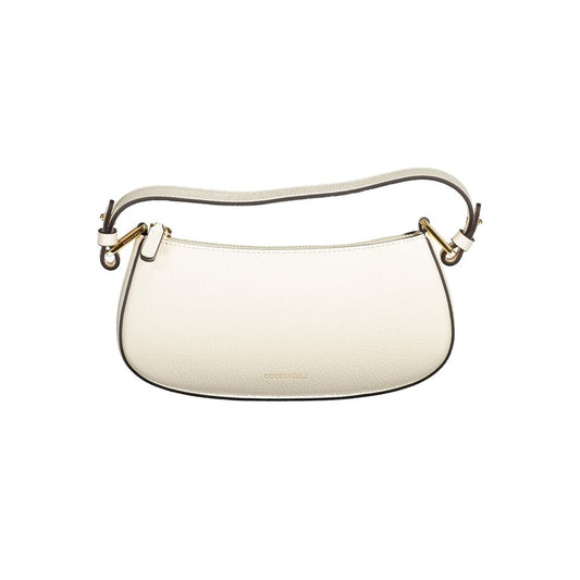Coccinelle White Leather Handbag - Merveille Bag