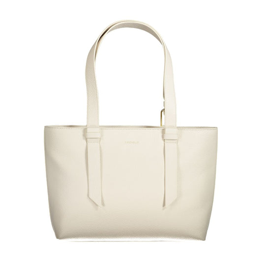 Coccinelle Malory White Leather Handbag