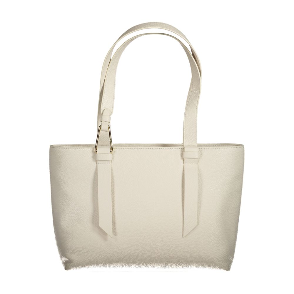 Coccinelle White Leather Malory Handbag