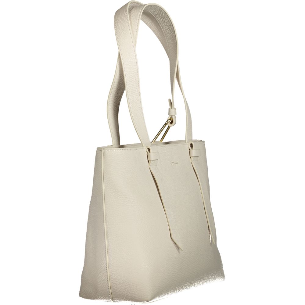 Coccinelle White Leather Malory Handbag
