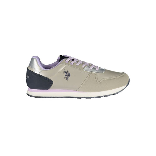 U.S. POLO ASSN. Classic Silver Lace-Up Sneakers