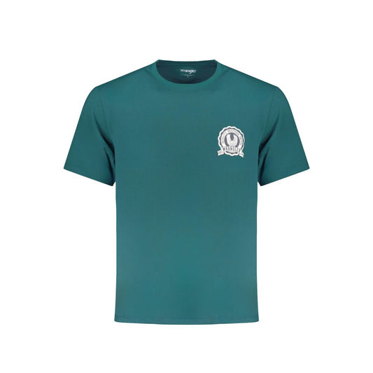 Wrangler Green Cotton T-Shirt - Classic Graphic Tee