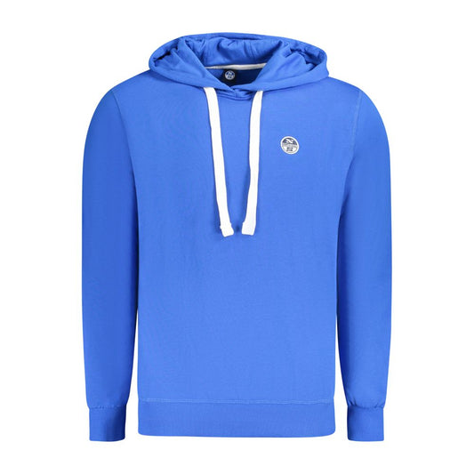 North Sails Blue Cotton Men’s Long Sleeve Hoodie