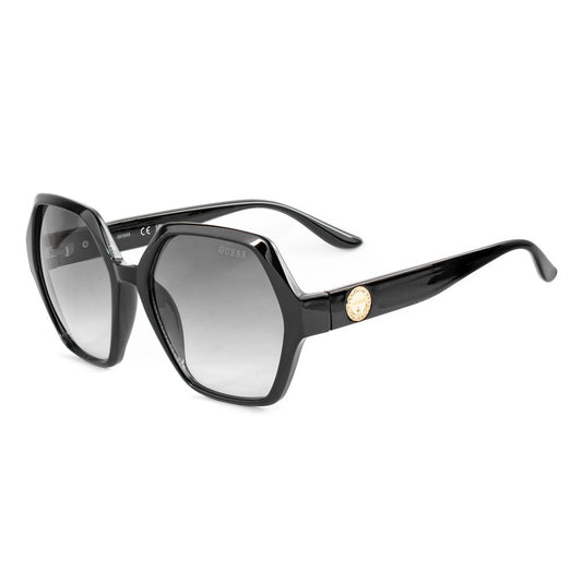 Guess Black Injected Women's Sunglasses GF6152 - Stylish Oversized Frames with Grey Lenses
