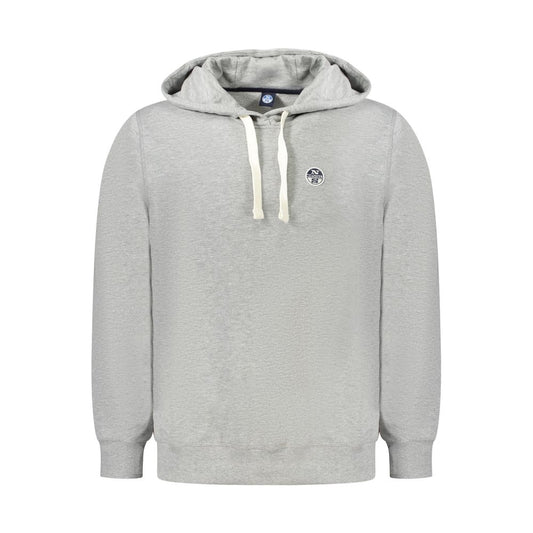 North Sails Men's Hooded Sweatshirt Gray Cotton