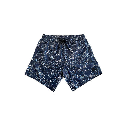 Trussardi Beachwear Blue Swimwear - Floral Print