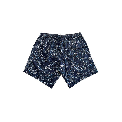 Trussardi Beachwear Blue Swimwear - Floral Print