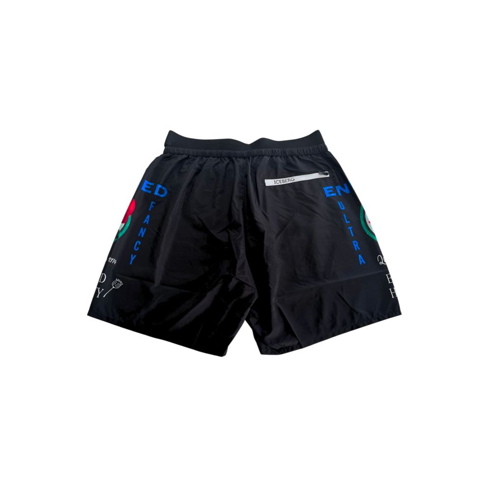 Iceberg Black Swimshorts for Men