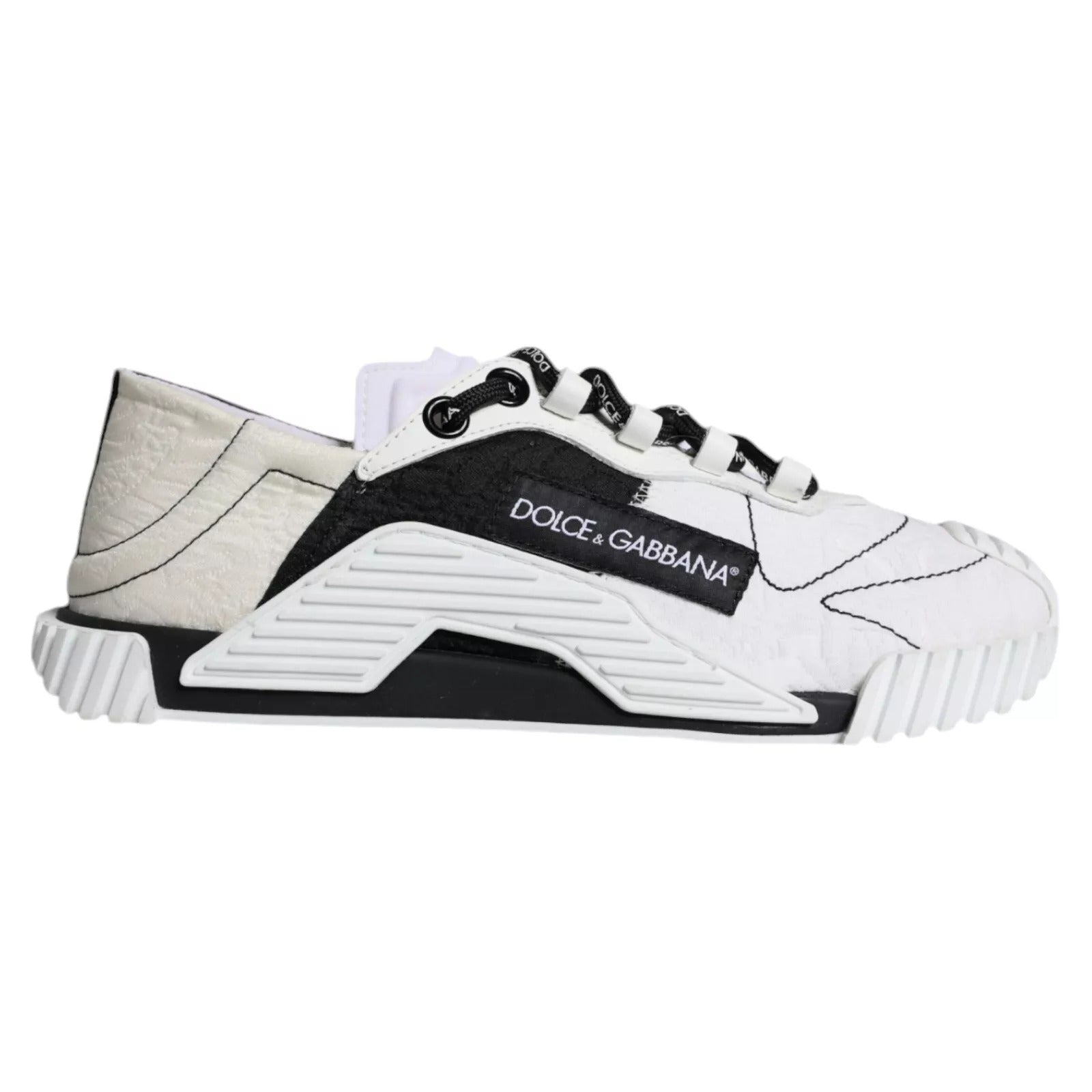 Dolce & Gabbana Low Top NS1 Sneakers - White & Black