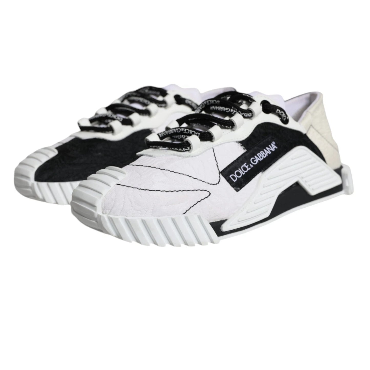 Dolce & Gabbana Low Top NS1 Sneakers - White & Black