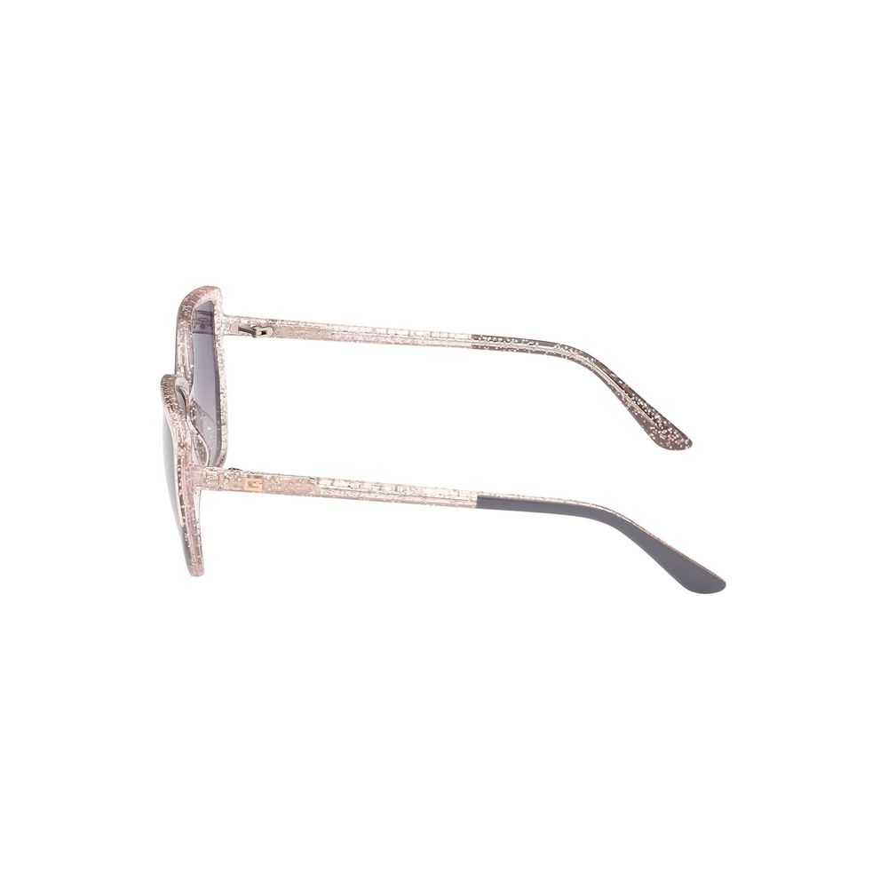 Guess Jeans Gray Injected Square Sunglasses with Grey Lenses