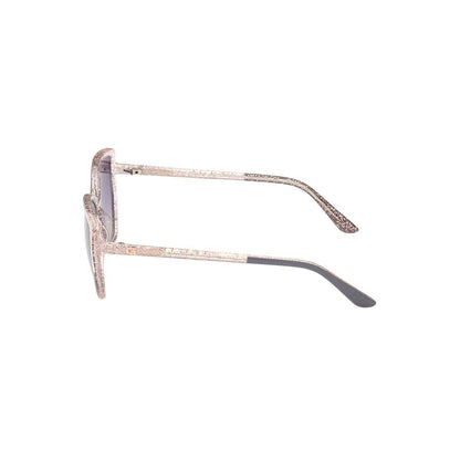 Guess Jeans Gray Injected Square Sunglasses with Grey Lenses