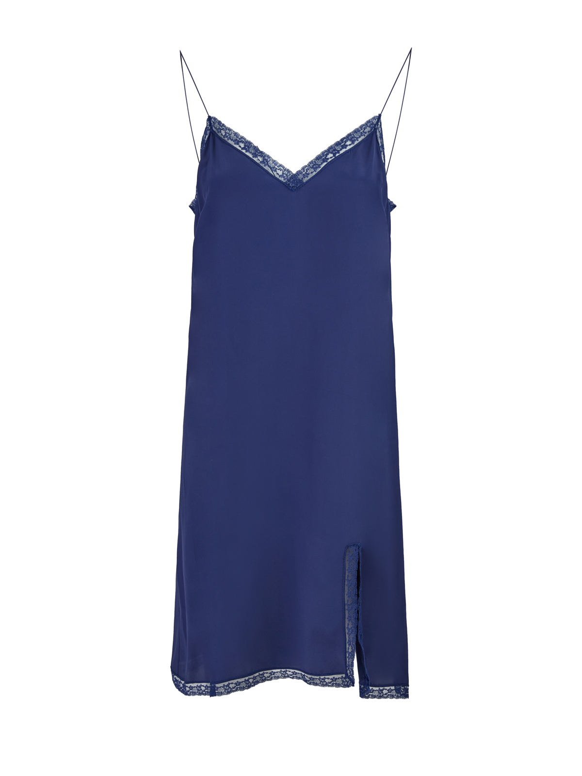 Gucci Blue Lace Floral GG Chain Belted Dress