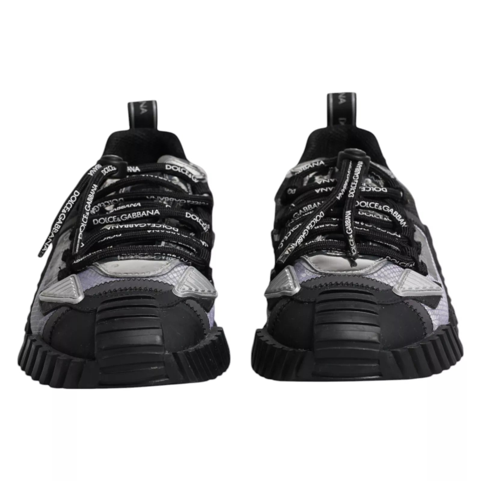 Dolce & Gabbana Multicolor Lace Up Low Top NS1 Sneakers