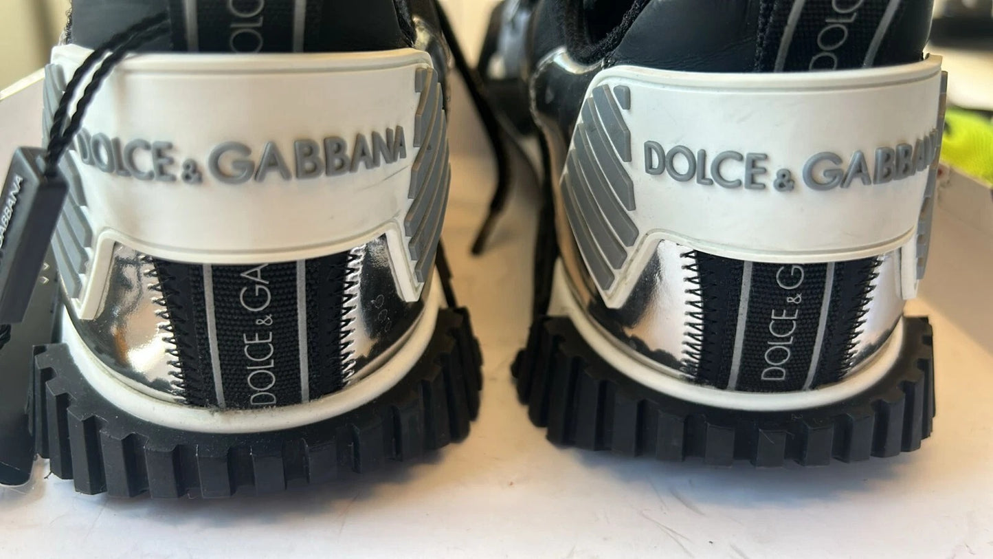 Dolce & Gabbana Multicolor Lace Up Low Top NS1 Sneakers