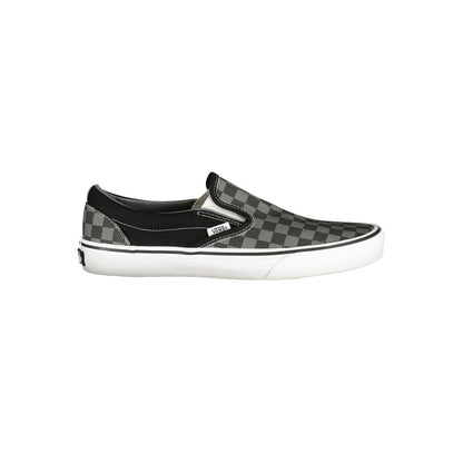 Vans Classic Slip-On Black Polyester Men Sneaker