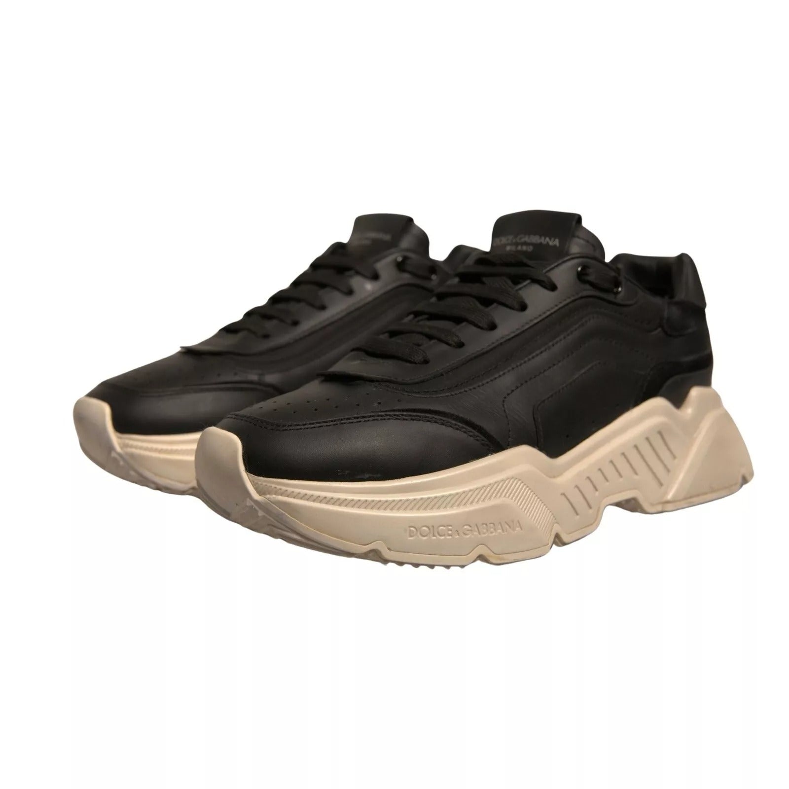 Dolce & Gabbana Daymaster Low Top Sneakers in Black and White