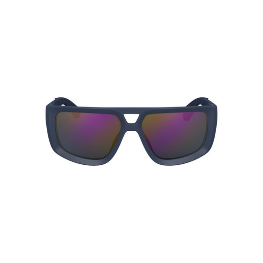 Calvin Klein Blue Plastic Square Sunglasses – 60mm