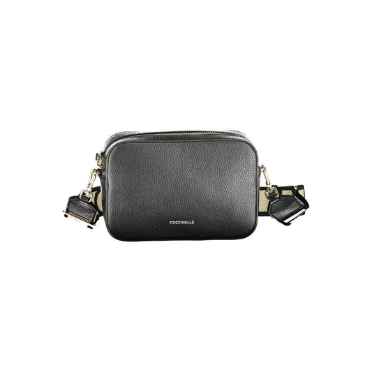 Coccinelle Black Leather Handbag: Timeless Elegance for Modern Life