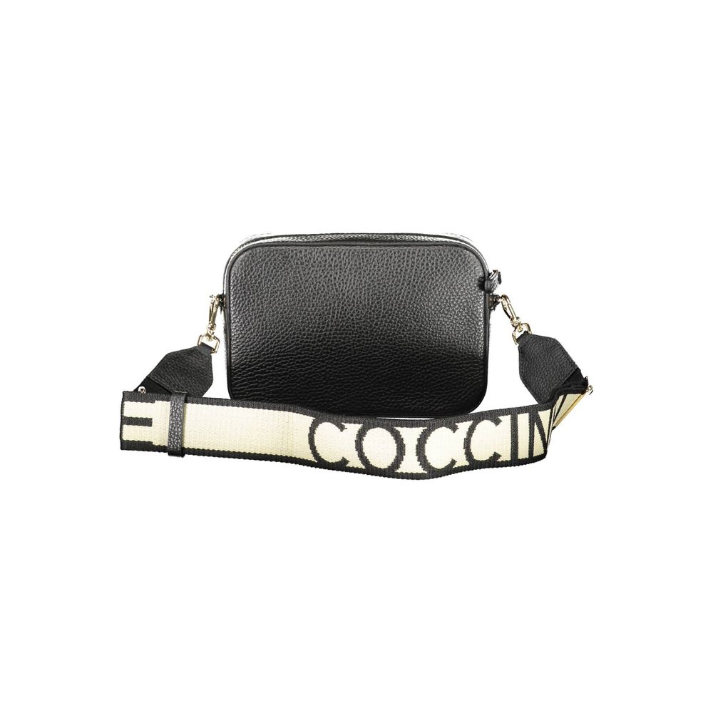 Coccinelle Black Leather Handbag: Timeless Elegance for Modern Life