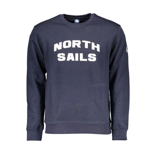 North Sails Men's Blue Cotton Sweater