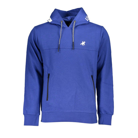 U.S. Grand Polo Chic Blue Hooded Fleece Sweatshirt