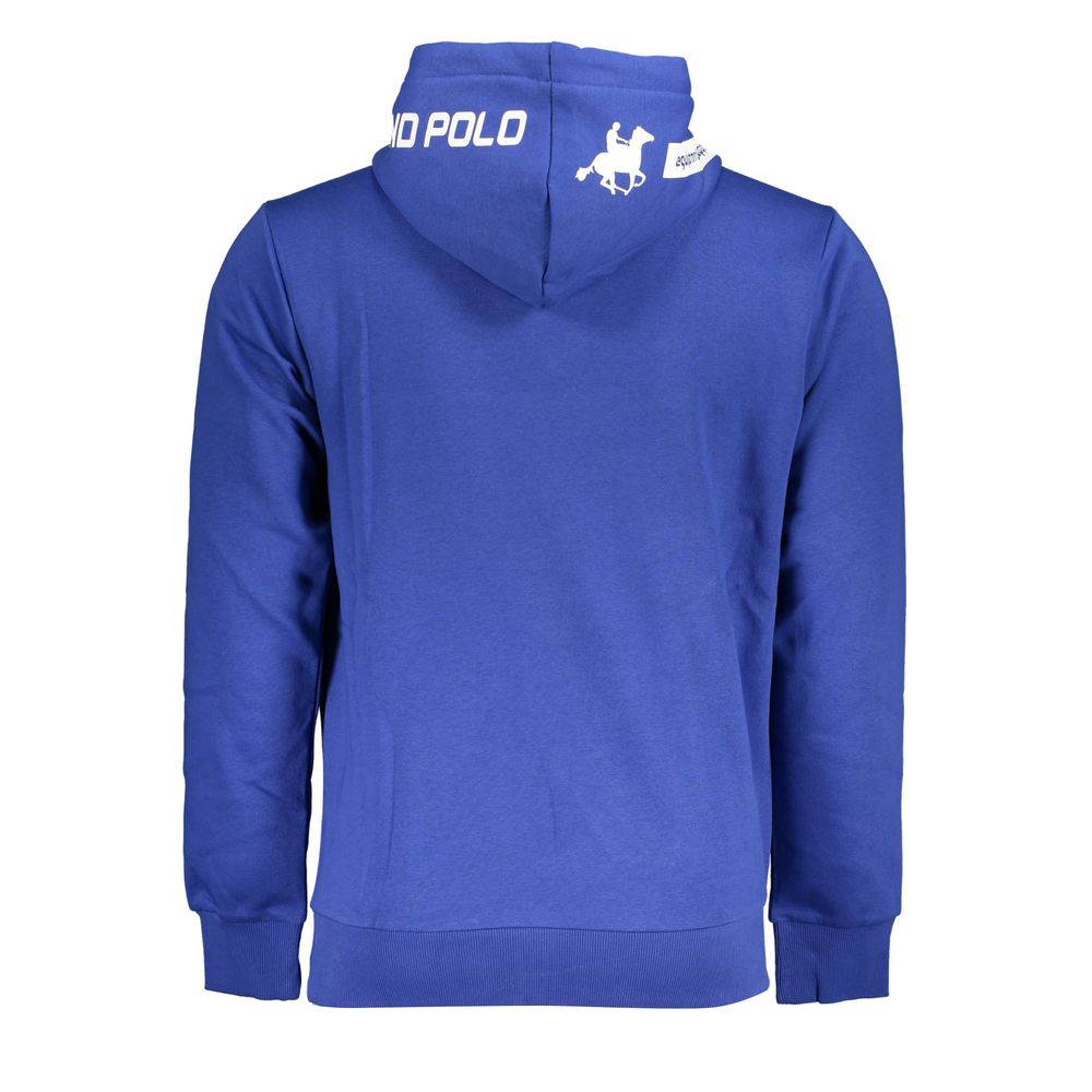 U.S. Grand Polo Chic Blue Hooded Fleece Sweatshirt