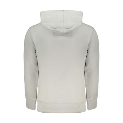 Calvin Klein Gray Cotton Sweatshirt with Hood