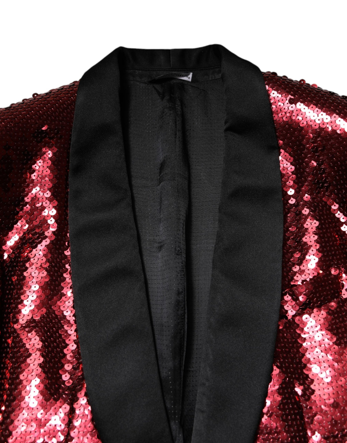 Dolce & Gabbana Red SICILIA Sequin Embellished Blazer Jacket