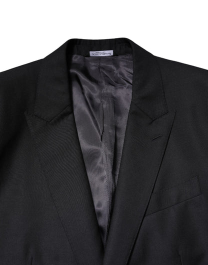Dolce & Gabbana MARTINI Black Wool Blazer Coat Jacket