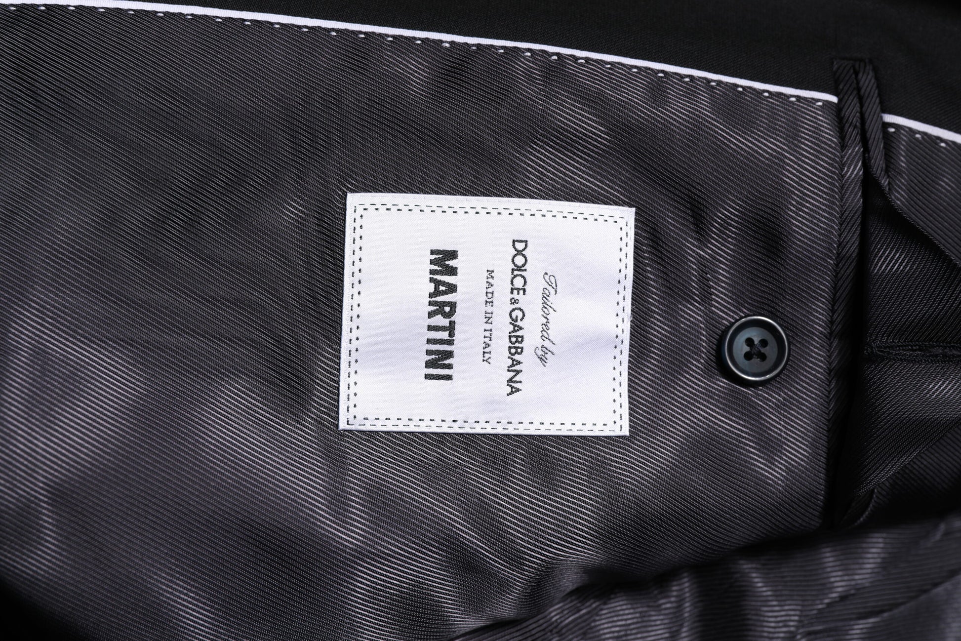 Dolce & Gabbana MARTINI Black Wool Blazer Coat Jacket