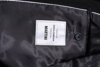 Dolce & Gabbana MARTINI Black Wool Blazer Coat Jacket