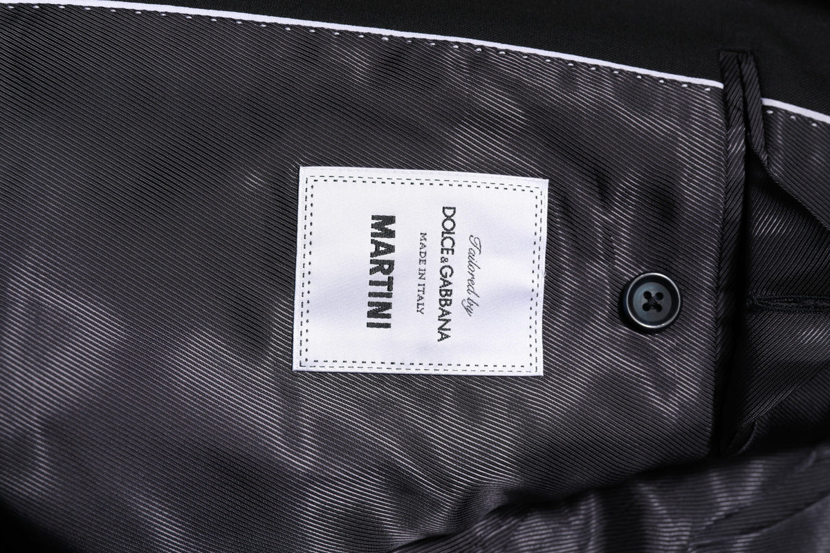 Dolce & Gabbana MARTINI Black Wool Blazer Coat Jacket